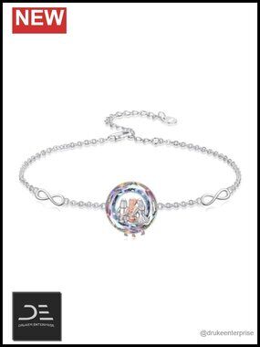 Crystal Sister Friendship Bracelet Adjustable Chain Gift for Sister Birthday